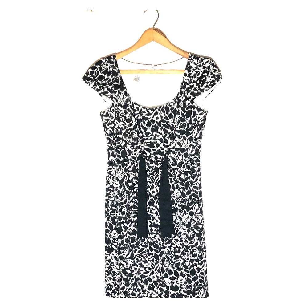 Black and White Midi Dress by London Times SZ 8